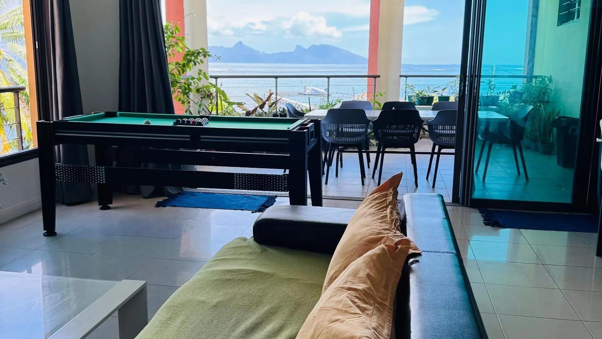 Lin - Punaauia Oceanside - Pool - View - 8 Pax Апартаменты Пунаауйя
